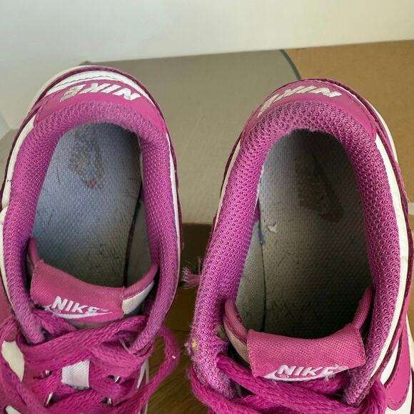 Nike Dunk Low PS “Active Fuchsia” Preschool Kids Sneakers- SZ 13 C - Picture 7 of 14